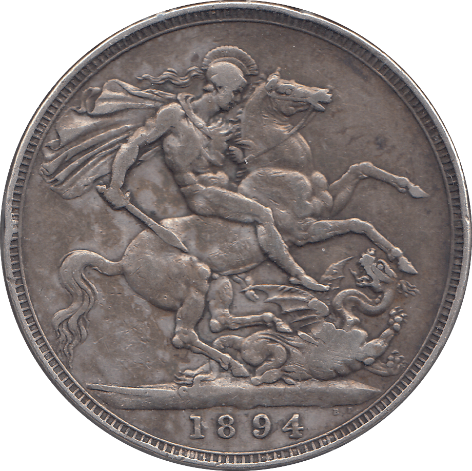 1894 CROWN ( GF ) LVII - CROWN - Cambridgeshire Coins