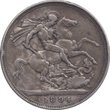 1894 CROWN ( GF ) LVII - CROWN - Cambridgeshire Coins