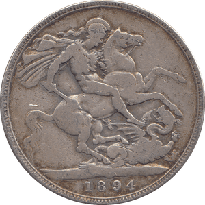 1894 CROWN ( NF ) - WORLD COINS - Cambridgeshire Coins
