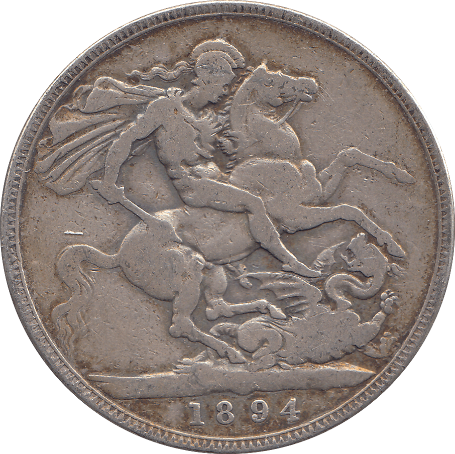 1894 CROWN ( NF ) - WORLD COINS - Cambridgeshire Coins