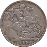 1894 CROWN ( NF ) - WORLD COINS - Cambridgeshire Coins