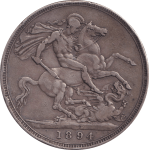 1894 CROWN ( VF ) - CROWN - Cambridgeshire Coins