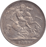 1894 CROWN ( VF ) LVII - CROWN - Cambridgeshire Coins