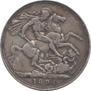 1894 CROWN ( VF ) - WORLD COINS - Cambridgeshire Coins