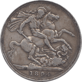 1894 CROWN ( VF ) - WORLD COINS - Cambridgeshire Coins