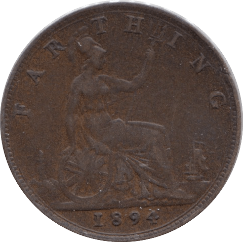 1894 FARTHING ( GF ) - Farthing - Cambridgeshire Coins