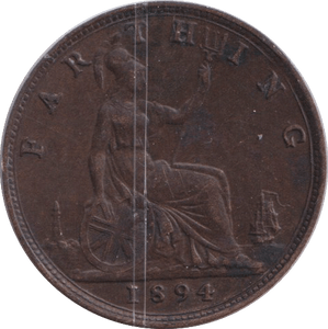 1894 FARTHING ( GF ) - FARTHING - Cambridgeshire Coins