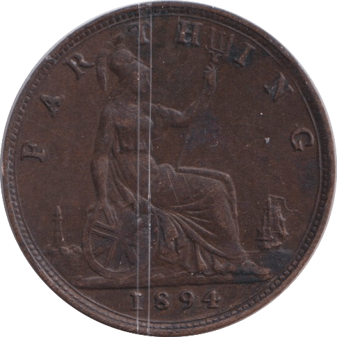 1894 FARTHING ( GF ) - FARTHING - Cambridgeshire Coins