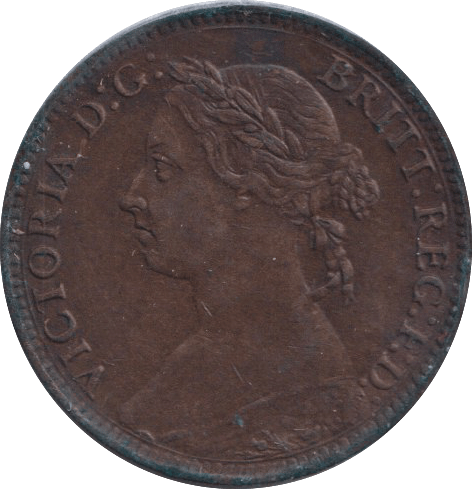 1894 FARTHING ( GVF ) - Farthing - Cambridgeshire Coins