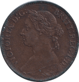 1894 FARTHING ( GVF ) - Farthing - Cambridgeshire Coins