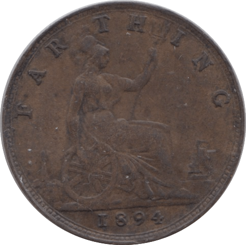 1894 FARTHING ( VF ) - Farthing - Cambridgeshire Coins