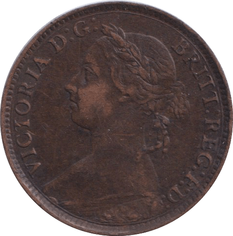 1894 FARTHING ( VF ) - FARTHING - Cambridgeshire Coins