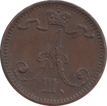 1894 FINLAND 1 PENNI - WORLD COINS - Cambridgeshire Coins