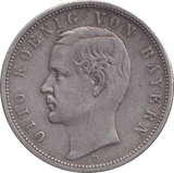 1894 FIVE MARK MUNICH BAVARIA D - SILVER WORLD COINS - Cambridgeshire Coins