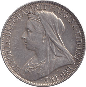 1894 FLORIN ( EF ) - FLORIN - Cambridgeshire Coins