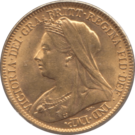 1894 GOLD HALF SOVEREIGN ( AUNC ) - HALF SOVEREIGN - Cambridgeshire Coins