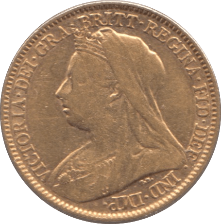 1894 GOLD HALF SOVEREIGN ( VF ) - HALF SOVEREIGN - Cambridgeshire Coins