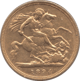1894 GOLD HALF SOVEREIGN ( VF ) - HALF SOVEREIGN - Cambridgeshire Coins