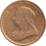 1894 GOLD HALF SOVEREIGN ( VF ) - HALF SOVEREIGN - Cambridgeshire Coins