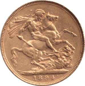 1894 GOLD SOVEREIGN ( AUNC ) - Sovereign - Cambridgeshire Coins
