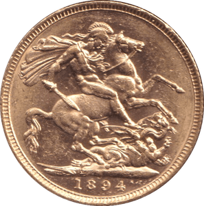 1894 GOLD SOVEREIGN ( AUNC ) - SOVEREIGN - Cambridgeshire Coins