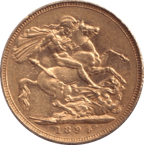 1894 GOLD SOVEREIGN ( EF ) 5 - SOVEREIGN - Cambridgeshire Coins