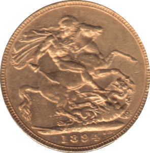 1894 GOLD SOVEREIGN ( EF ) - SOVEREIGN - Cambridgeshire Coins
