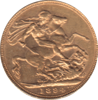 1894 GOLD SOVEREIGN ( EF ) - SOVEREIGN - Cambridgeshire Coins