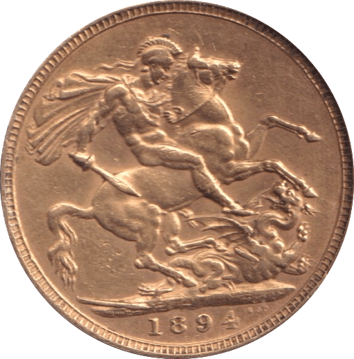 1894 GOLD SOVEREIGN ( EF ) - Sovereign - Cambridgeshire Coins