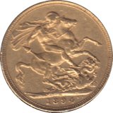 1894 GOLD SOVEREIGN MELBOURNE MINT ( EF ) - SOVEREIGN - Cambridgeshire Coins