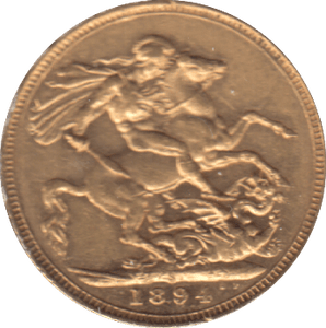 1894 GOLD SOVEREIGN SYDNEY MINT ( AUNC ) - SOVEREIGN - Cambridgeshire Coins