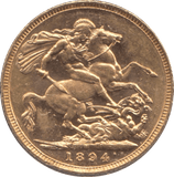 1894 GOLD SOVEREIGN ( UNC ) MELBOURNE MINT - SOVEREIGN - Cambridgeshire Coins