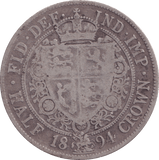 1894 HALFCROWN ( F ) - Halfcrown - Cambridgeshire Coins