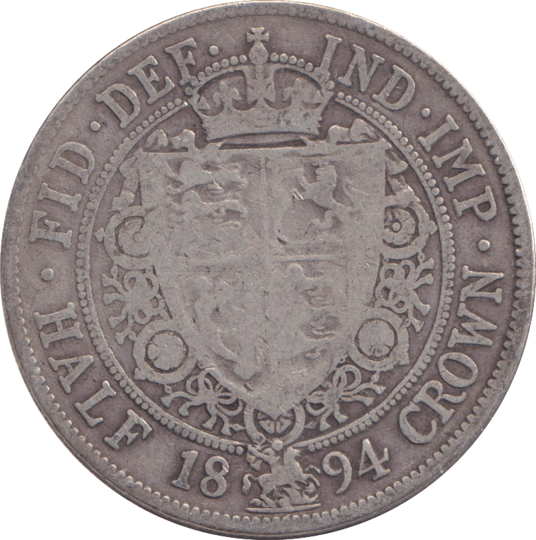 1894 HALFCROWN ( FINE ) 6 - HALFCROWN - Cambridgeshire Coins