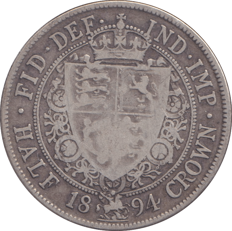 1894 HALFCROWN ( FINE ) 7 - HALFCROWN - Cambridgeshire Coins
