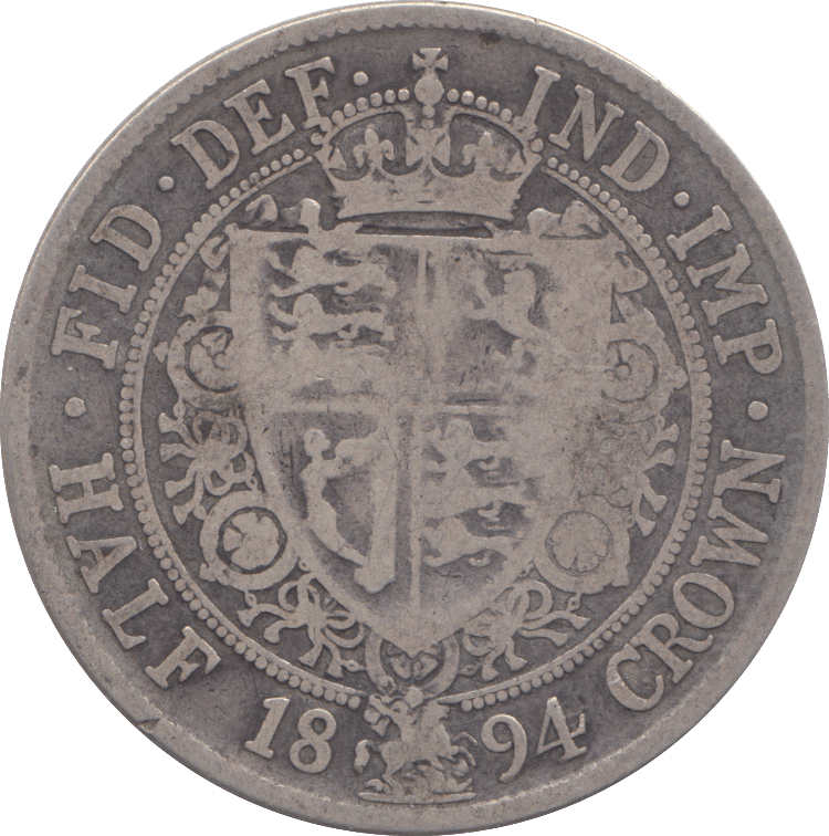 1894 HALFCROWN ( FINE ) - HALFCROWN - Cambridgeshire Coins