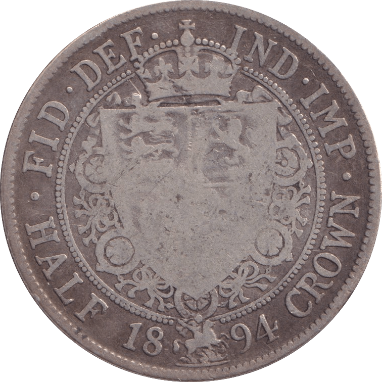 1894 HALFCROWN ( FINE ) - Halfcrown - Cambridgeshire Coins