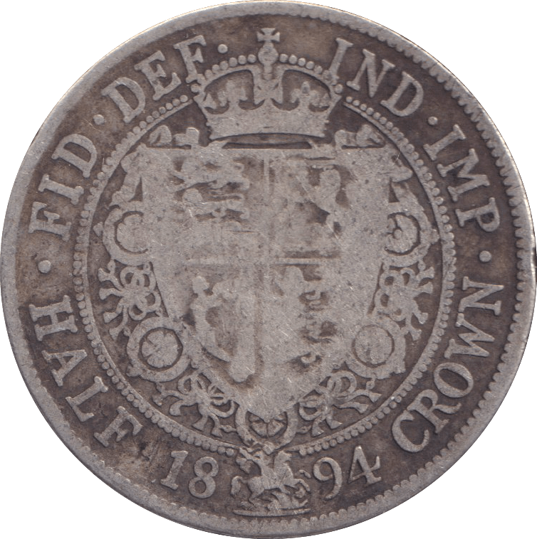 1894 HALFCROWN ( FINE ) - HALFCROWN - Cambridgeshire Coins