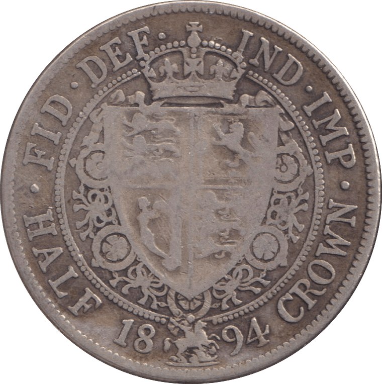 1894 HALFCROWN ( FINE ) - WORLD COINS - Cambridgeshire Coins