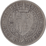 1894 HALFCROWN ( GF ) - HALFCROWN - Cambridgeshire Coins