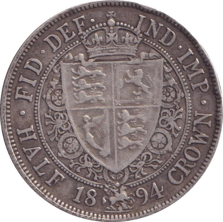 1894 HALFCROWN ( GF ) - HALFCROWN - Cambridgeshire Coins