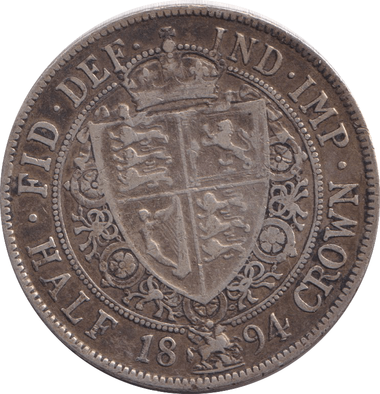 1894 HALFCROWN ( GF ) - HALFCROWN - Cambridgeshire Coins