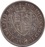 1894 HALFCROWN ( GF ) - HALFCROWN - Cambridgeshire Coins