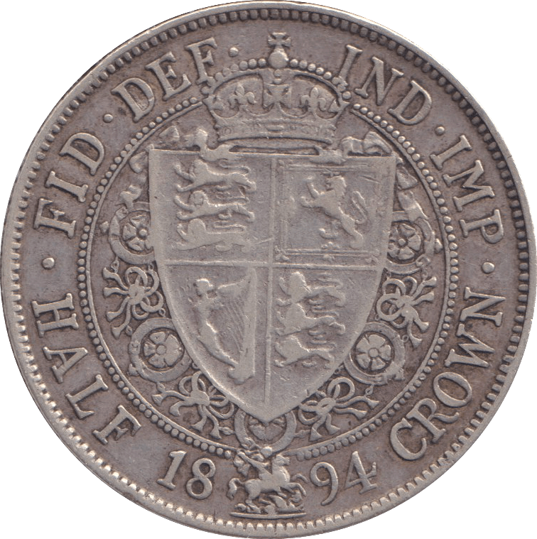1894 HALFCROWN ( GVF ) - HALFCROWN - Cambridgeshire Coins