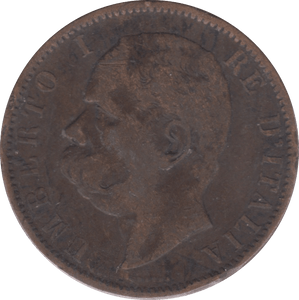 1894 ITALY 10 CENTESIMI - WORLD COINS - Cambridgeshire Coins