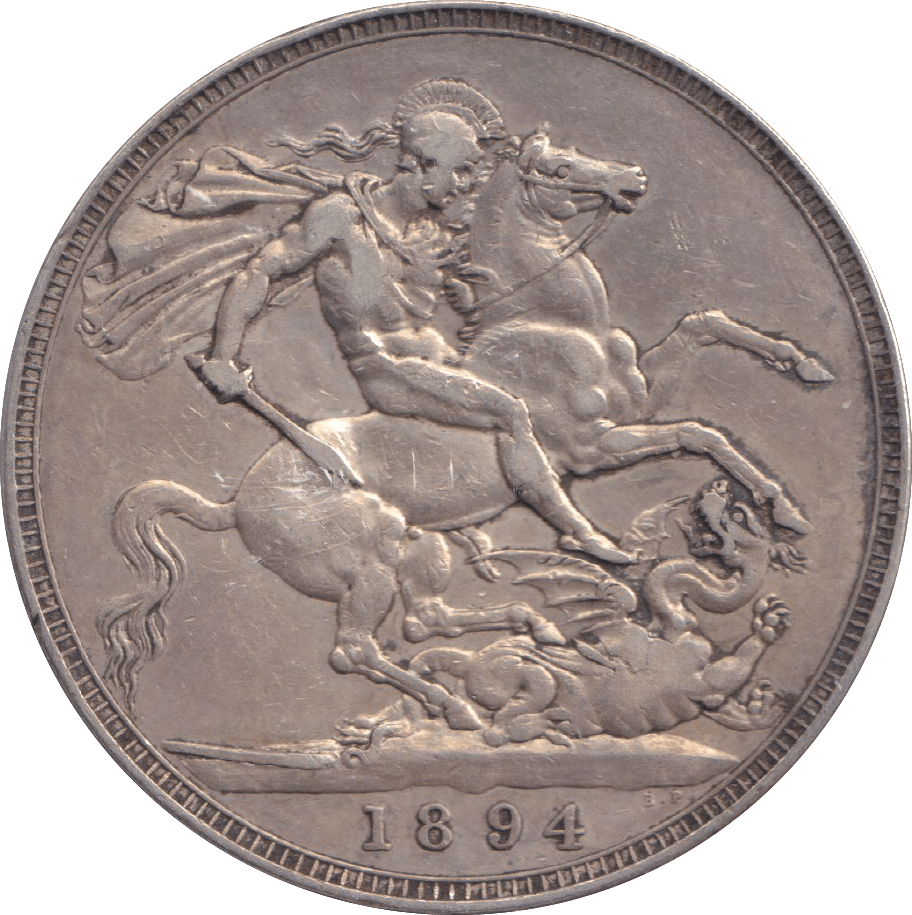 1894 LVII CROWN ( VF ) - CROWN - Cambridgeshire Coins