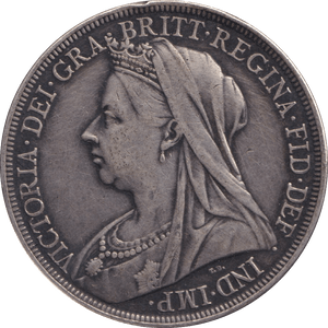 1894 LVIII CROWN ( GVF ) - CROWN - Cambridgeshire Coins