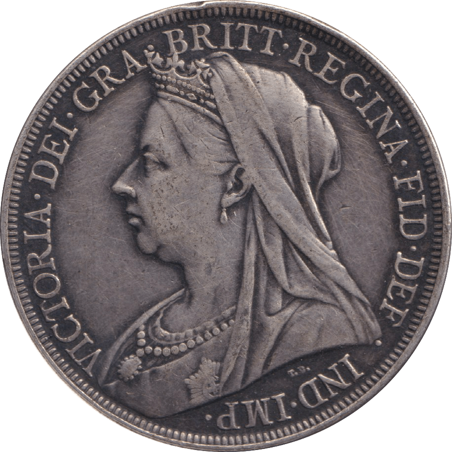 1894 LVIII CROWN ( GVF ) - CROWN - Cambridgeshire Coins