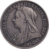 1894 LVIII CROWN ( GVF ) - CROWN - Cambridgeshire Coins