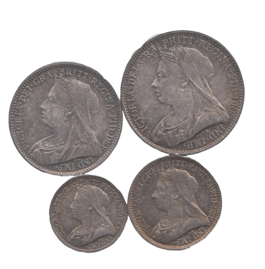 1894 MAUNDY SET ( UNC ) - Maundy Set - Cambridgeshire Coins